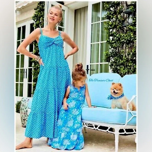 Lilly Pulitzer Maxi Dress Shylee - Picture 1 of 9
